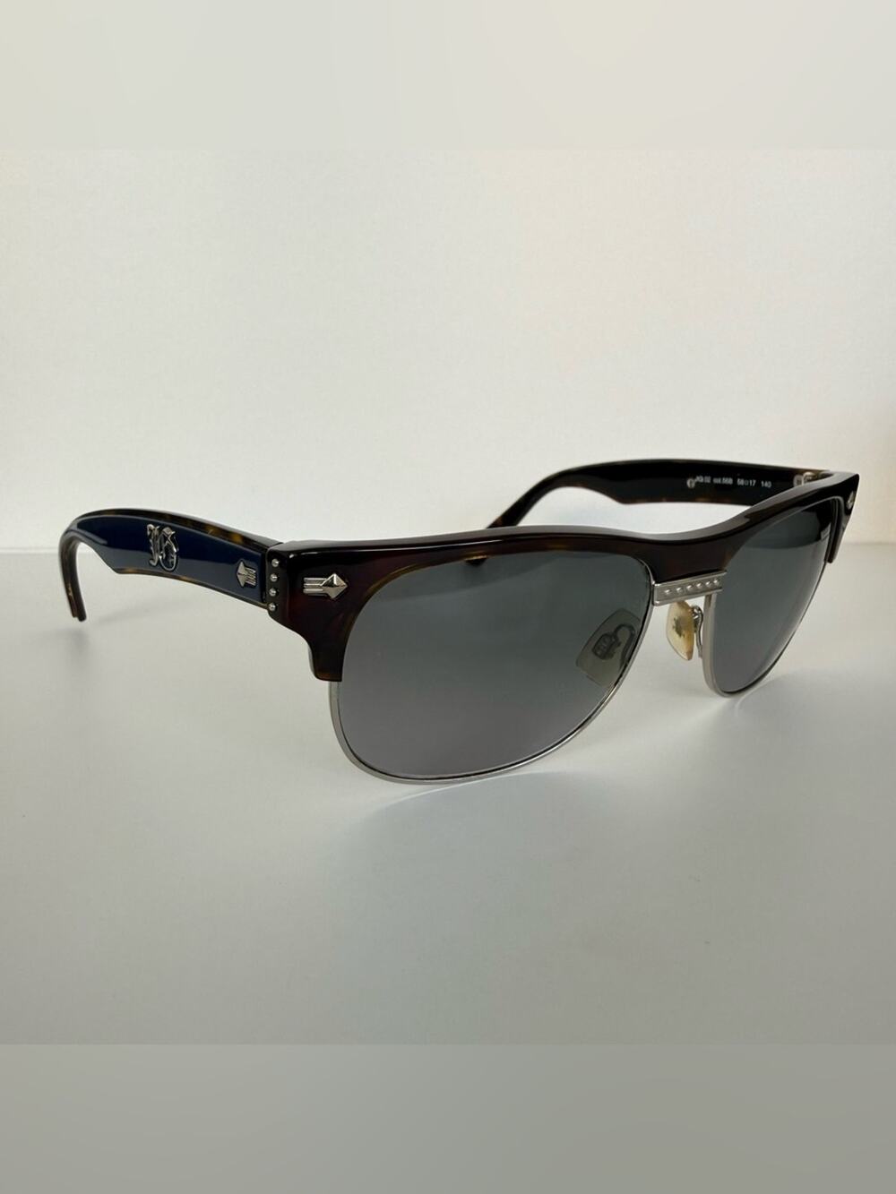 John Galliano men brown sunglasses JG 02 Authentic